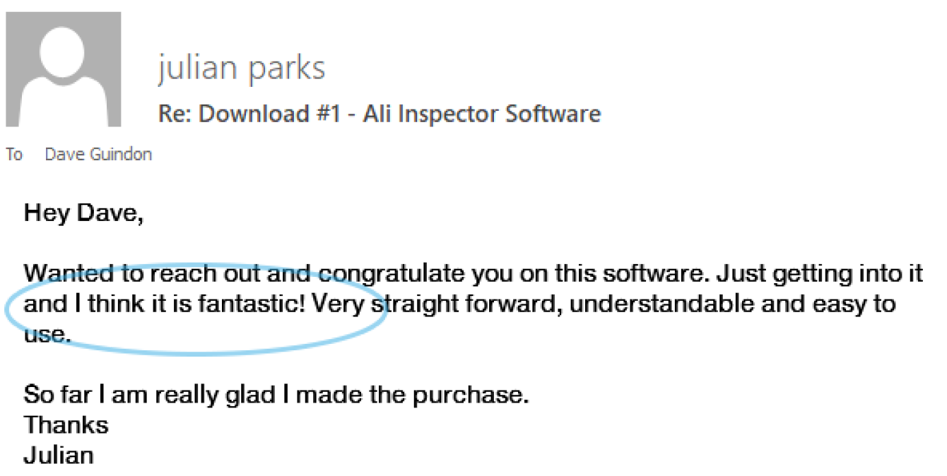 Ali Inspector Review